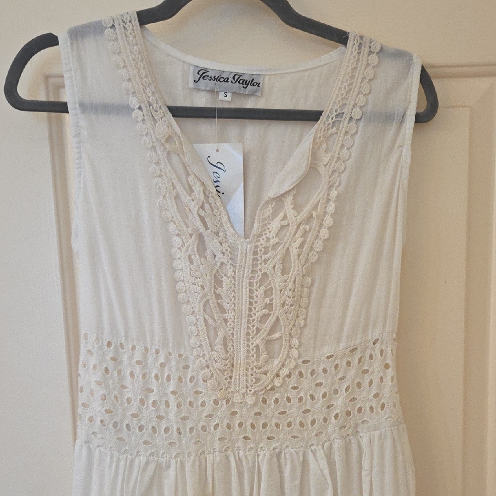 Jessica Taylor Maxi Dress With Lace